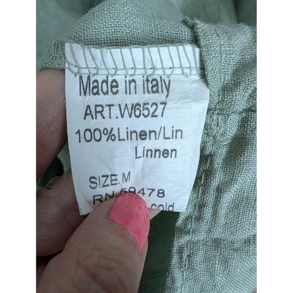 Lungo L'Arno Linen Dress Made in Italy Medium - Picture 5 of 8